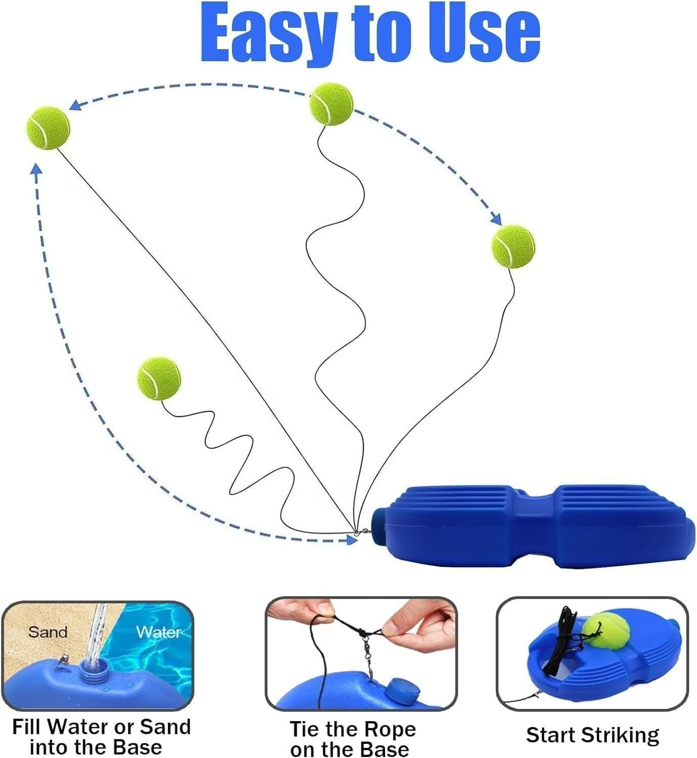 Solo Tennis Trainer Rebound Ball with String for Self Tennis Practice b67tjf-0t