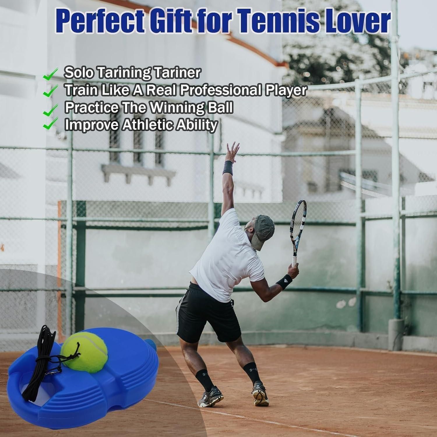 Solo Tennis Trainer Rebound Ball with String for Self Tennis Practice b67tjf-0t