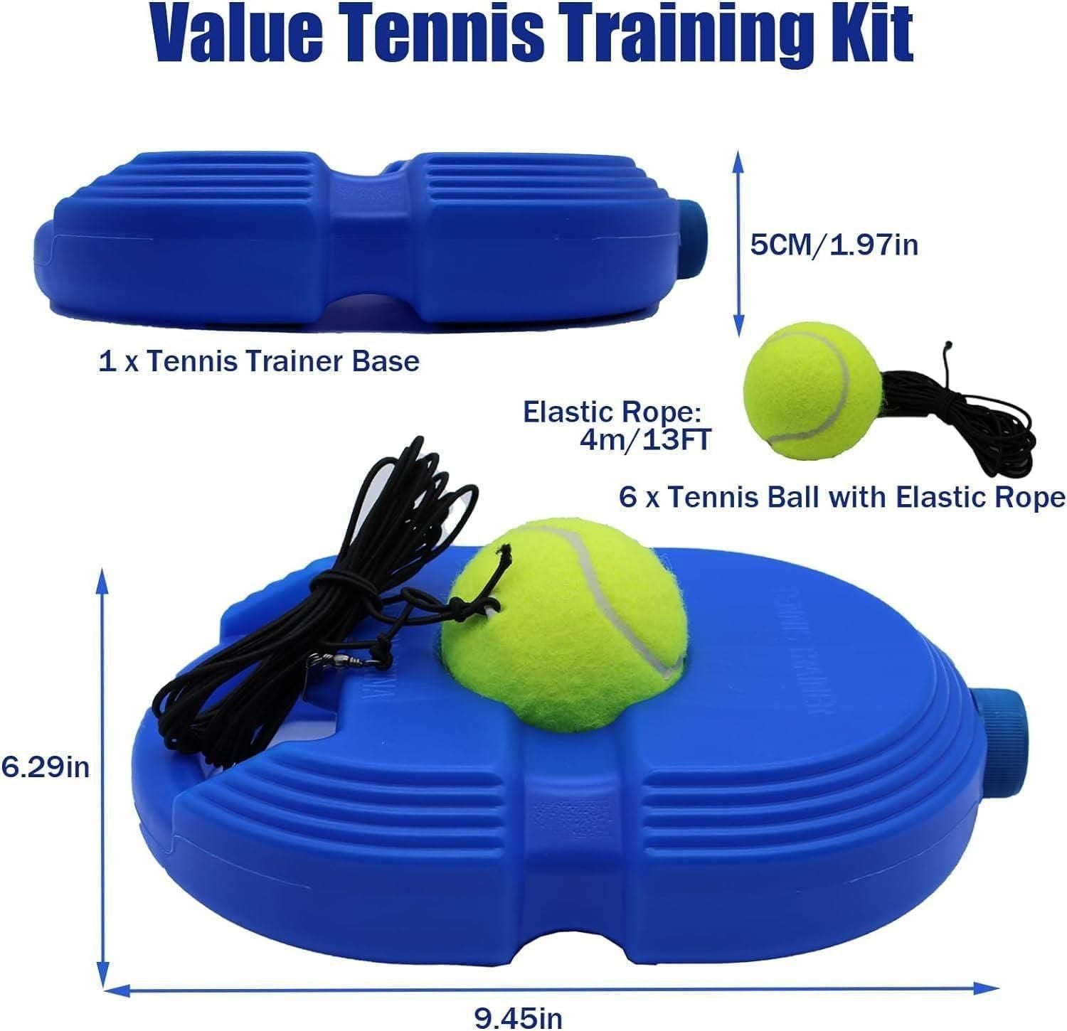 Solo Tennis Trainer Rebound Ball with String for Self Tennis Practice b67tjf-0t