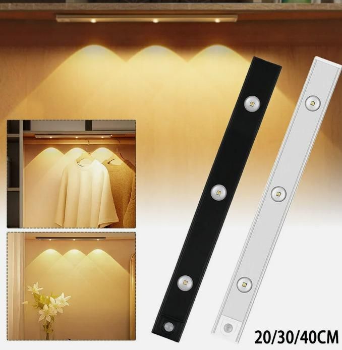 LED PIR Motion Sensor Cabinet  With USB Rechargeble b67tjf-0t