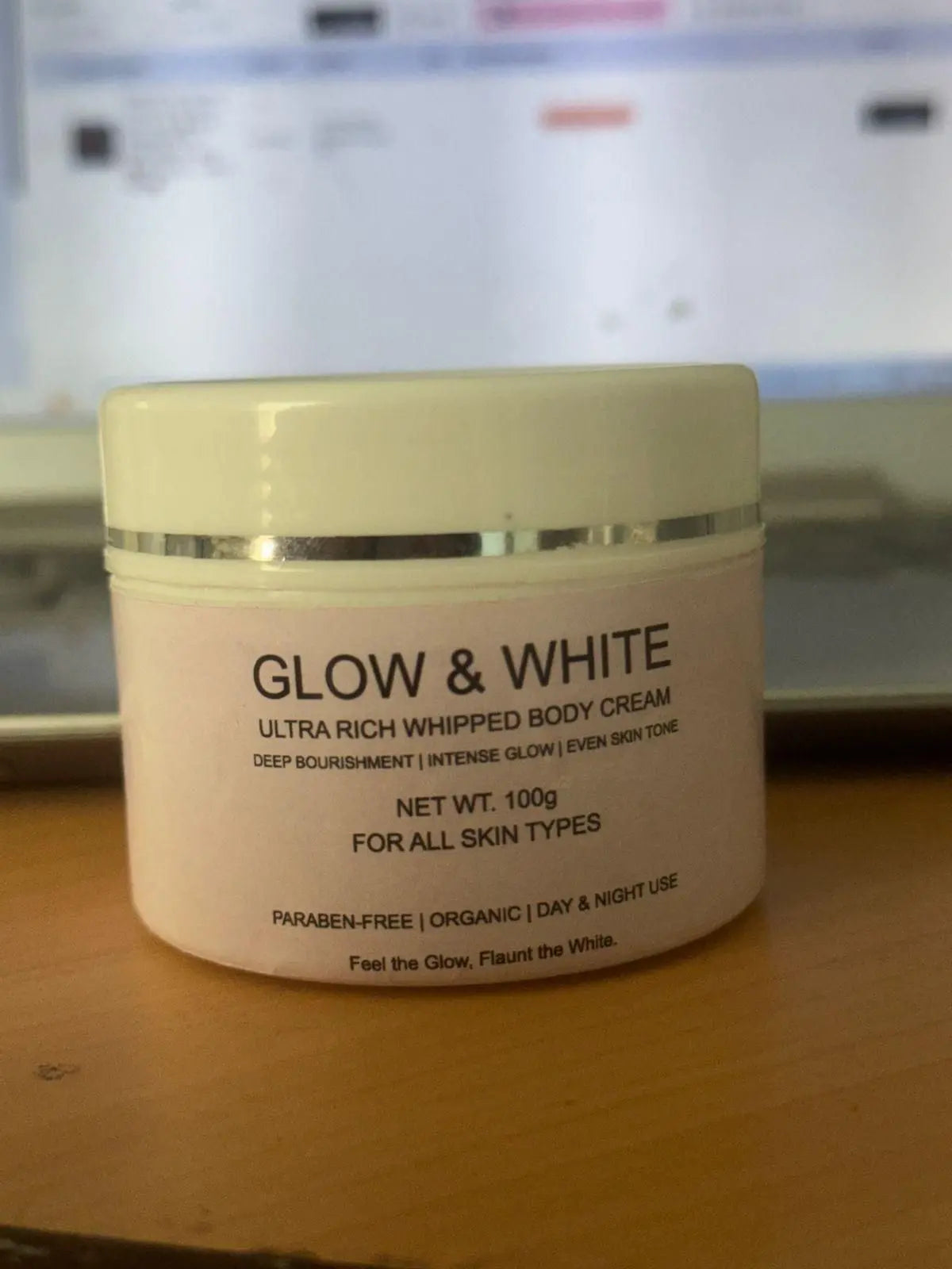 Glow & White Body Cream 100gm Each (Pack of 2) b67tjf-0t