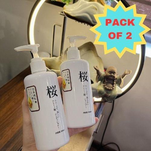 Sakura hair growth shampoo (Pack of 2) b67tjf-0t